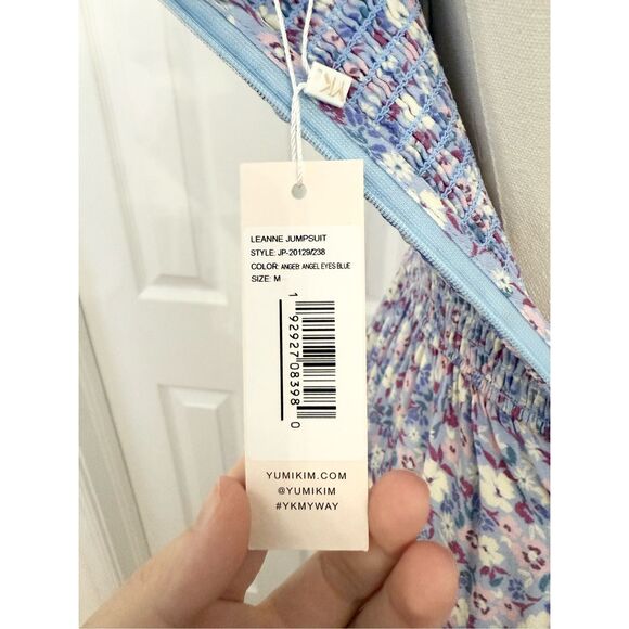 NWT Yumi Kim Womens Angel Eyes Blue Leanne Jumpsuit Medium - Picture 6 of 8